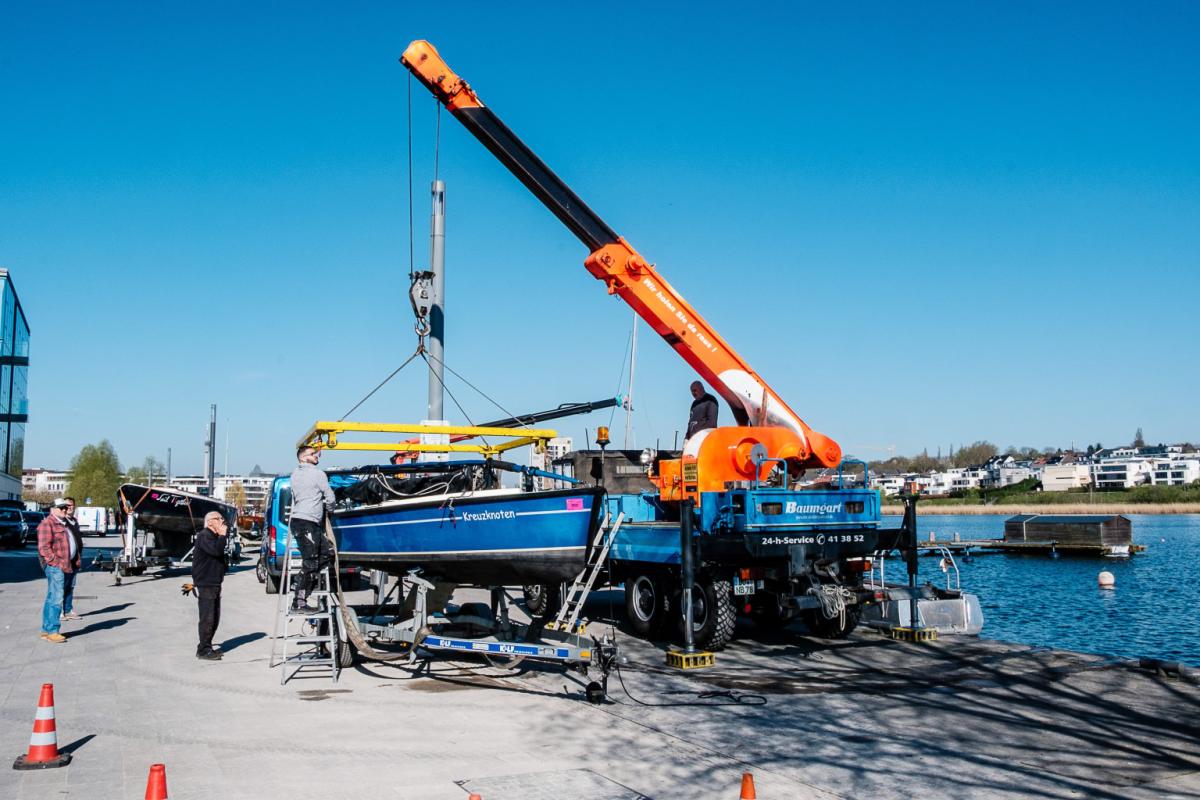 Die Kreuzknoten am Haken